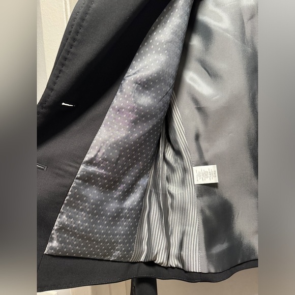 BCBGMaxAzria Blazer Nika BCBG Jacket Black Double Collar XS Extra Small NWT - Picture 5 of 9